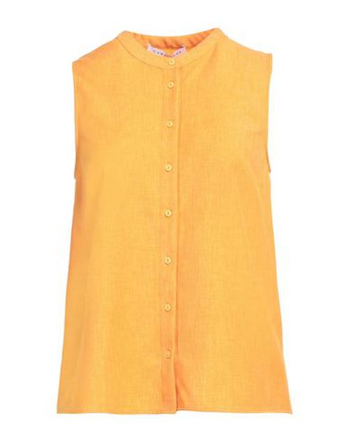 Caractère Woman Shirt Mandarin Size 14 Polyester