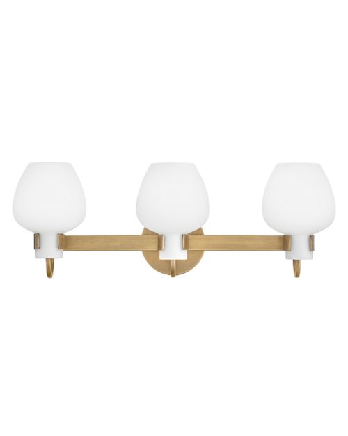 Heritage Brass LED Vanity from the Sylvie Collection