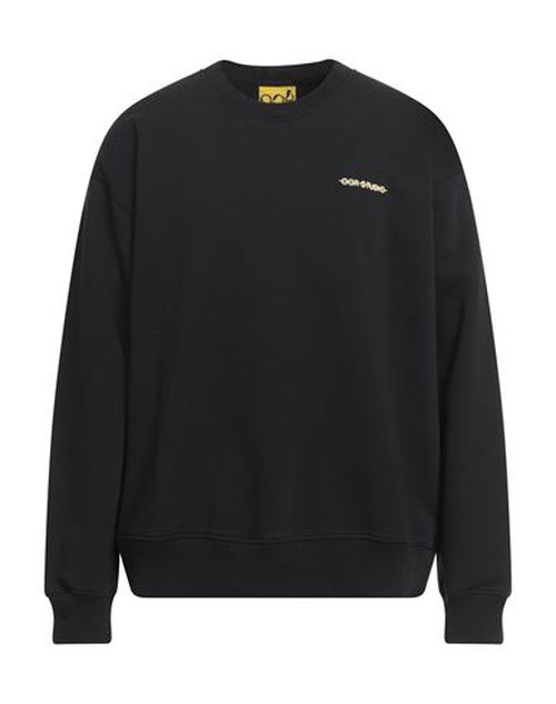 Man Sweatshirt Black Size L Cotton, Polyester