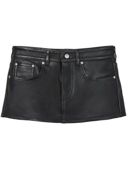 The Leather shorts - Black