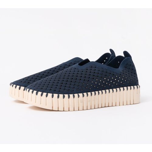 Ilse Jacobsen Womens Tulip Shoes in Dark Grey Nylon
