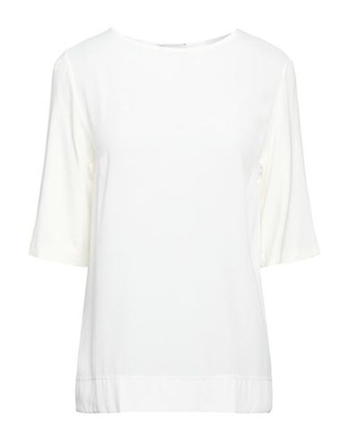 Woman Top White Size 4 Viscose, Elastane
