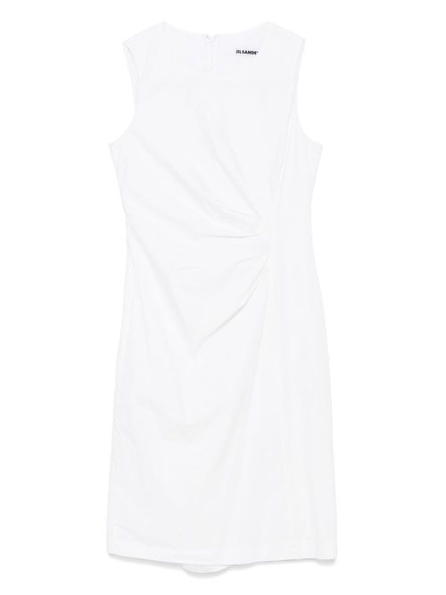 Jil Sander Pre-Owned 2010s poplin midi dress - White