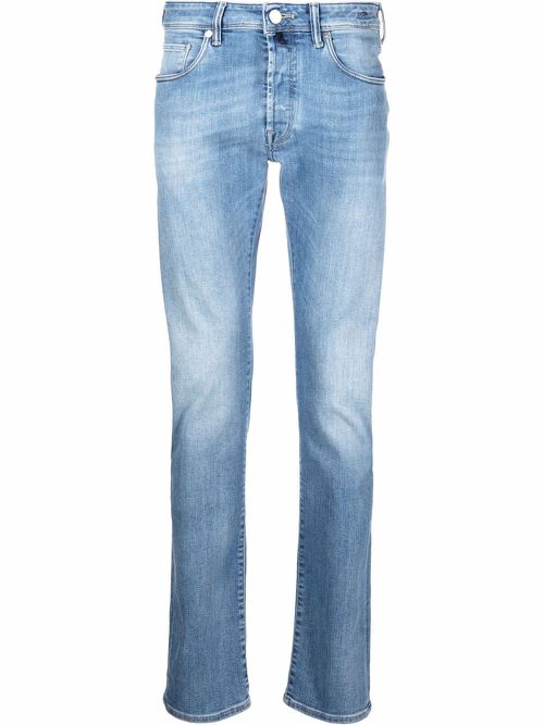 Mid-rise skinny jeans - Blue