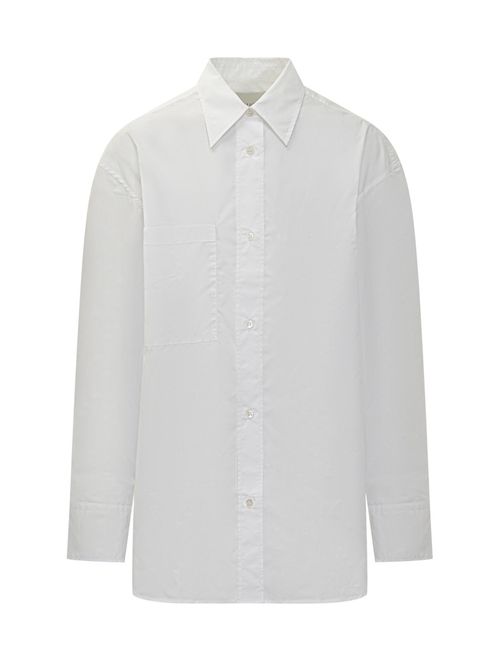 White Oversized Solid Shirt