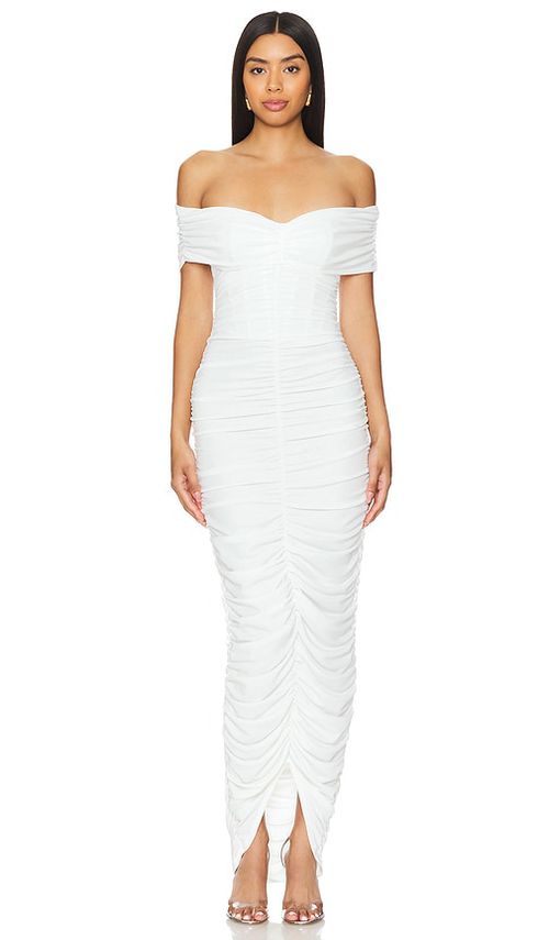 MAJORELLE Sigourney Gown in White. - S also in