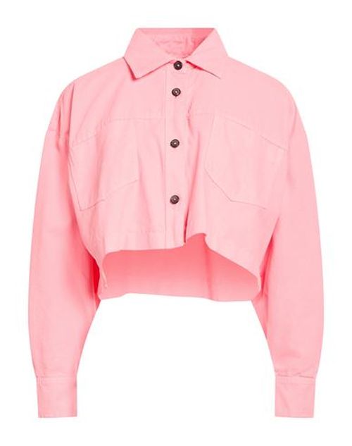 Woman Shirt Pink Size 6 Cotton