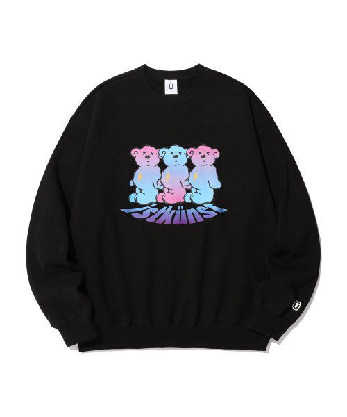 3 Bears Sweatshirt Black