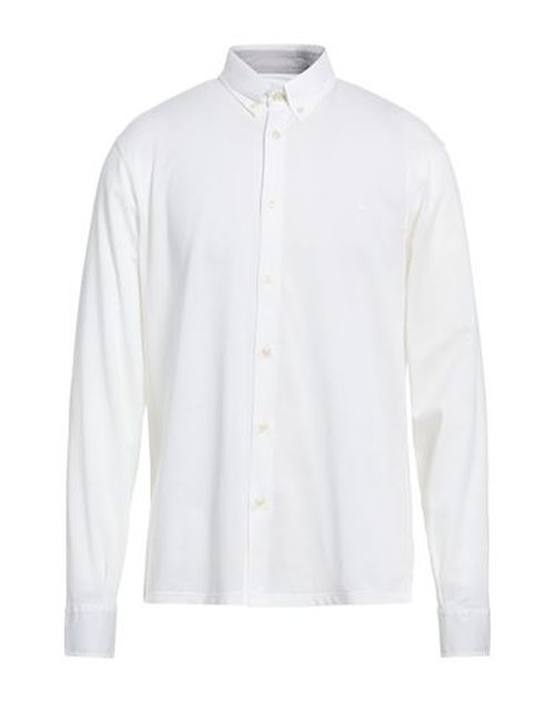 Man Shirt White Size L Cotton