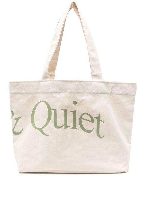 Wordmark tote bag - Neutrals
