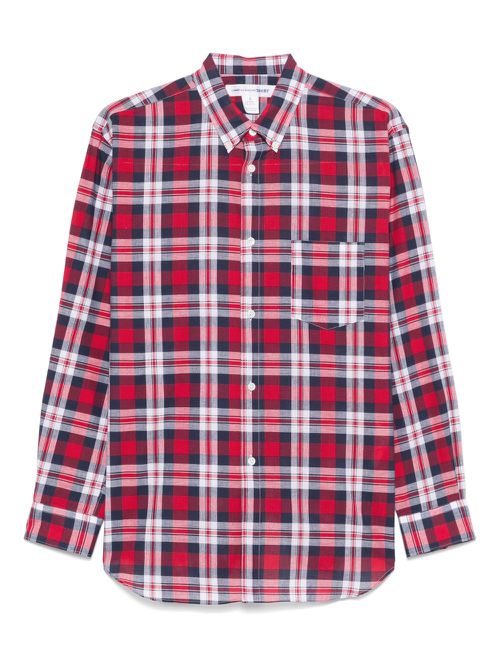 Comme Des Garçons Shirt plaid shirt - Red