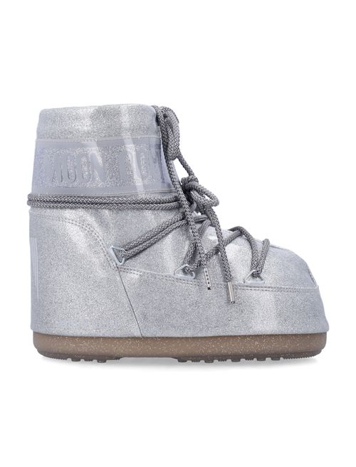 Icon Low Silver Glitter Kids Upper Polyurethane