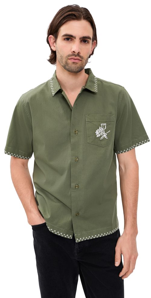 Border Shirt Olive