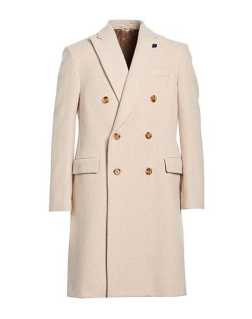 Man Coat Beige Size 38 Wool, Silk, Nylon, Cashmere