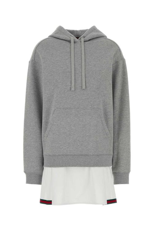 Sweatshirt Dress — Gray