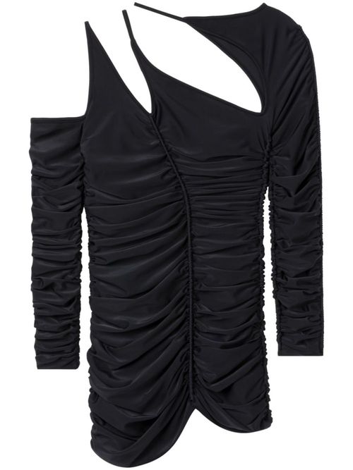 Black Cut-out Long Sleeve Top