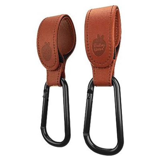 Tutti Bambini Baby Uma Vegan Leather Pram Clips Brown