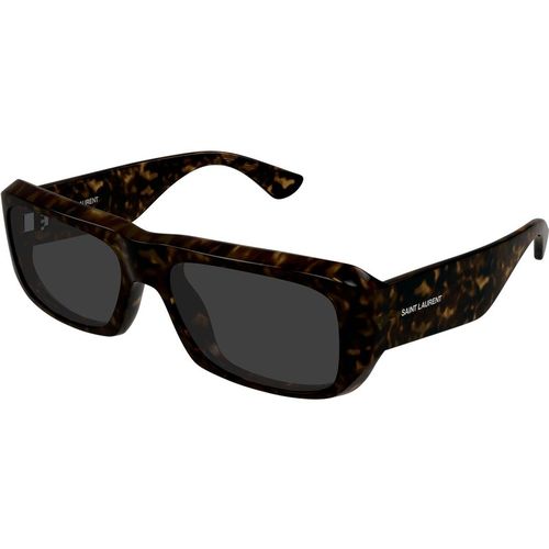 SAINT LAURENT Man SAINT LAURENT SL 869 002 Sunglasses Bio-injected Havana Grey Squared