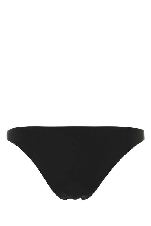 Black Stretch Re-nylon Bikini Bottom