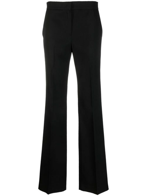 Virgin-wool tailored trousers - Black