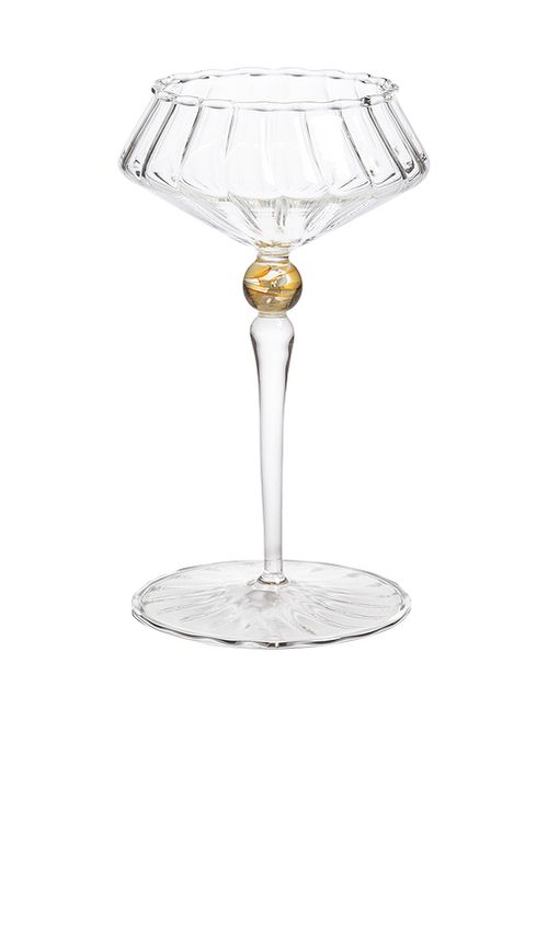 The Favorites Ondine Fluted Coupe Cocktail Glass in Neutra