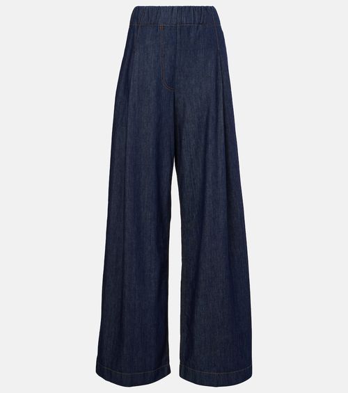High-rise wide-leg jeans