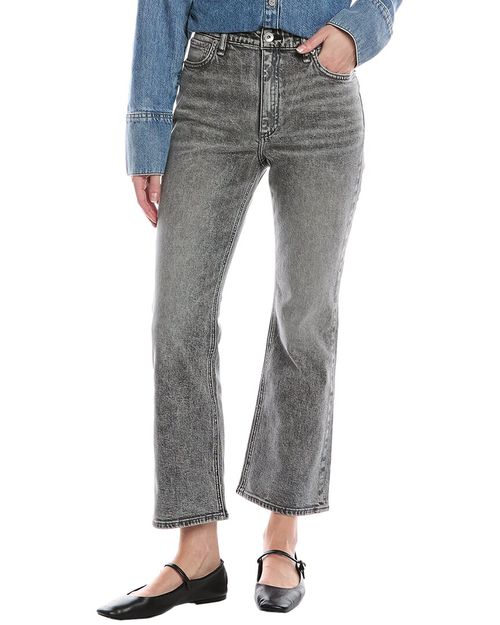 Nina Gem High-Rise Ankle Flare Jean