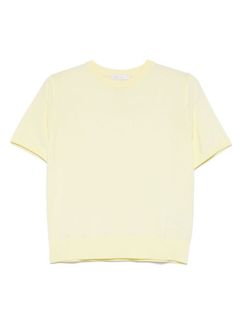 Knitted T-shirt - Yellow
