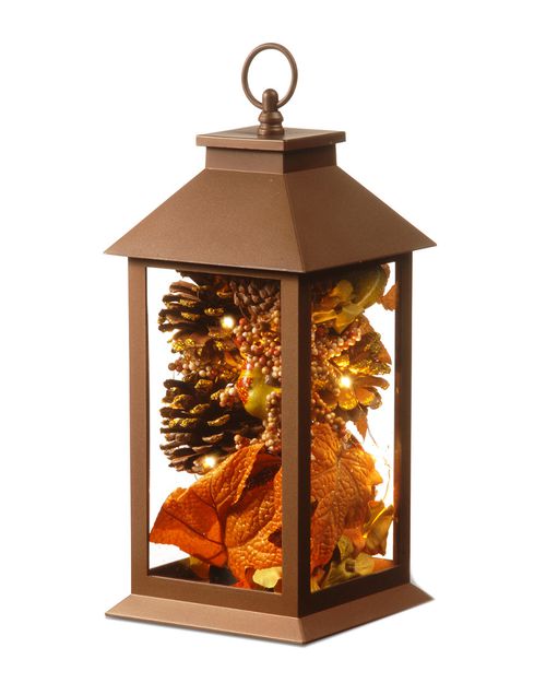 National Tree Autumn Lantern Decor with LED Lights