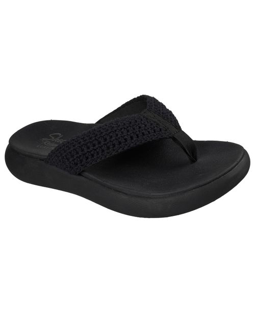 Women's Relaxed Fit: Asana Luxe - Valley Chic 2 Flip-Flop Thong Sandals from Finish Line - Black