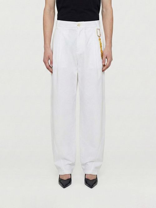 Pants Woman color White