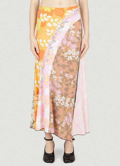 Alma Patchwork Skirt - Woman Skirts Multicolour Eu