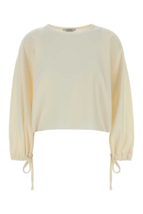 Virgin Wool Sweater — White