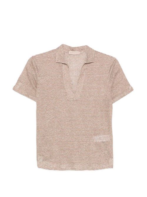 Short Sleeve Polo Blouse