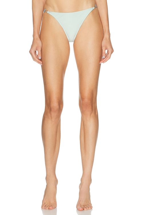 Shani Shemer Nico Bikini Bottom in Aqua Blue - Blue. S also in