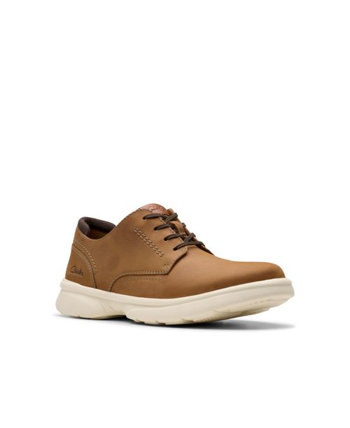 Collection Men's Bradley Plain Shoes - Light Brown Leather