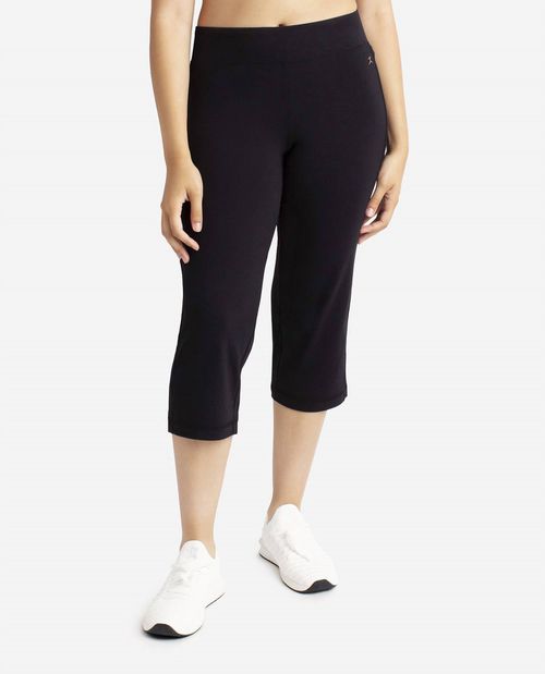 Essentials Yoga Crop Pants In Black