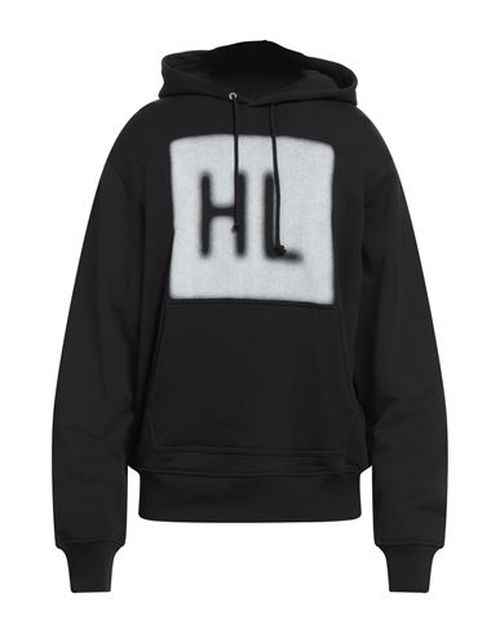 Man Sweatshirt Black Size L Cotton