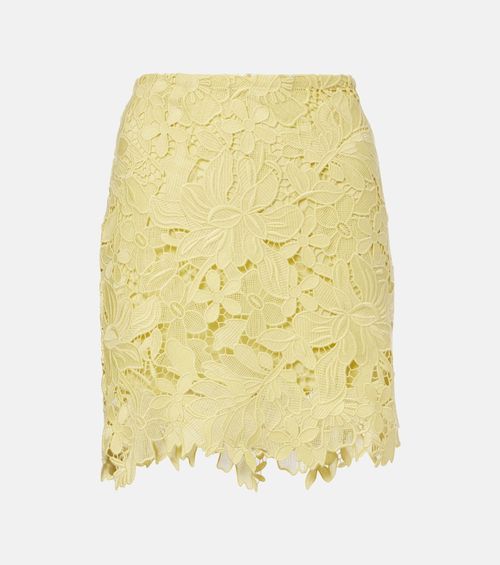 Bora floral lace miniskirt