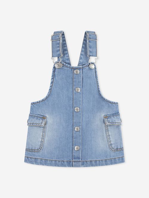 Levi's Kids Wear Baby Girls Cargo Pocket Skirtall in Blue 12 Mths