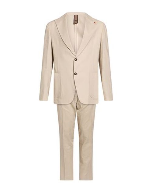 Man Suit Beige Size 46 Linen, Viscose