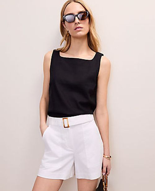 Ann Taylor Linen Blend Tank Top