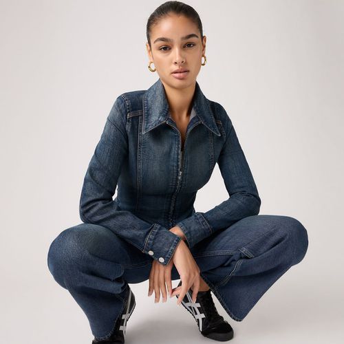 Stretch Fitted Trucker Jacket