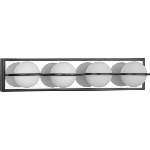 Matte Black LED Bath Bracket from the Pearl Led Collection