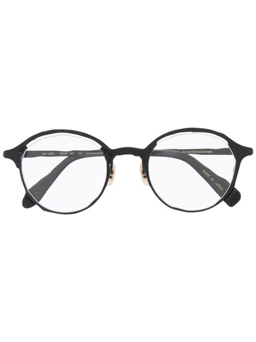 Round frame glasses - Black