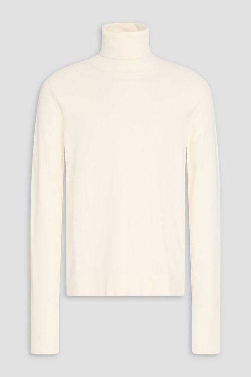 Knitted turtleneck sweater - White - IT 52