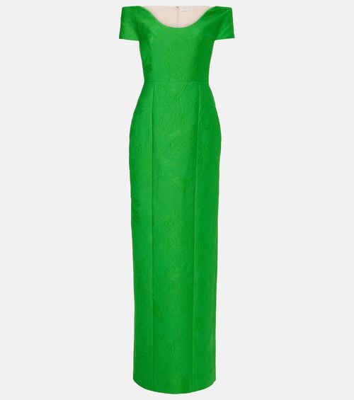 Aislinn jacquard maxi dress