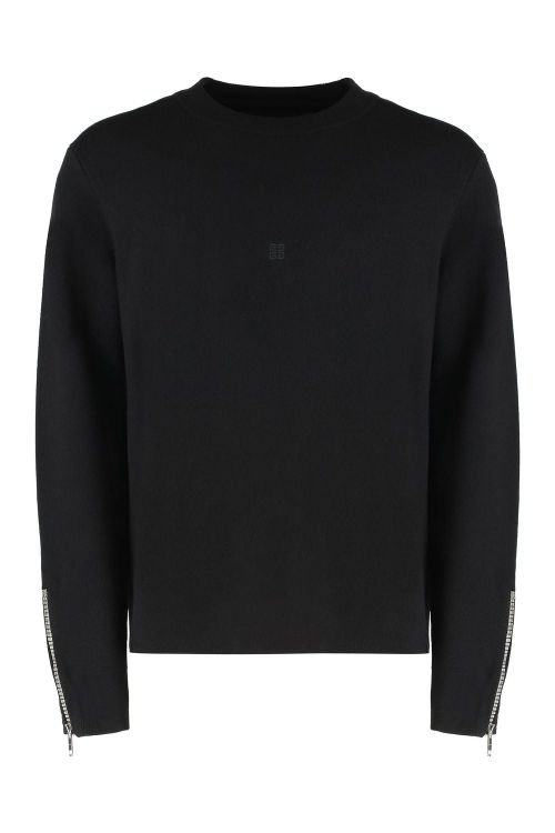 Zip-cuff Wool Sweater