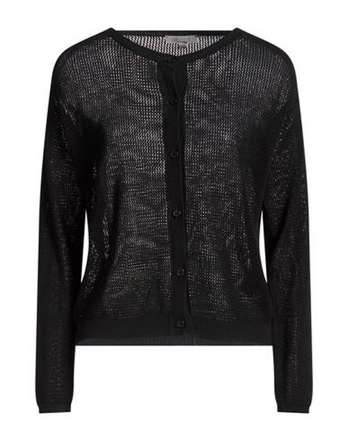 Woman Cardigan Black Size S Cotton