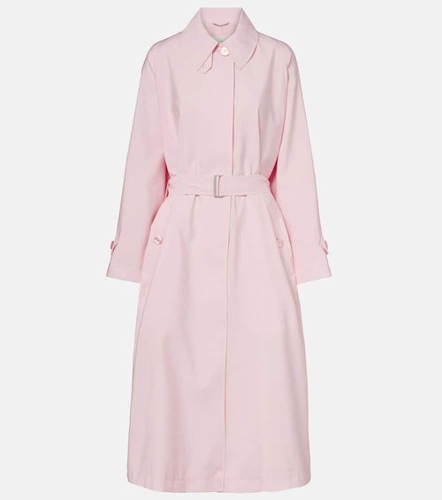Belted trench coat